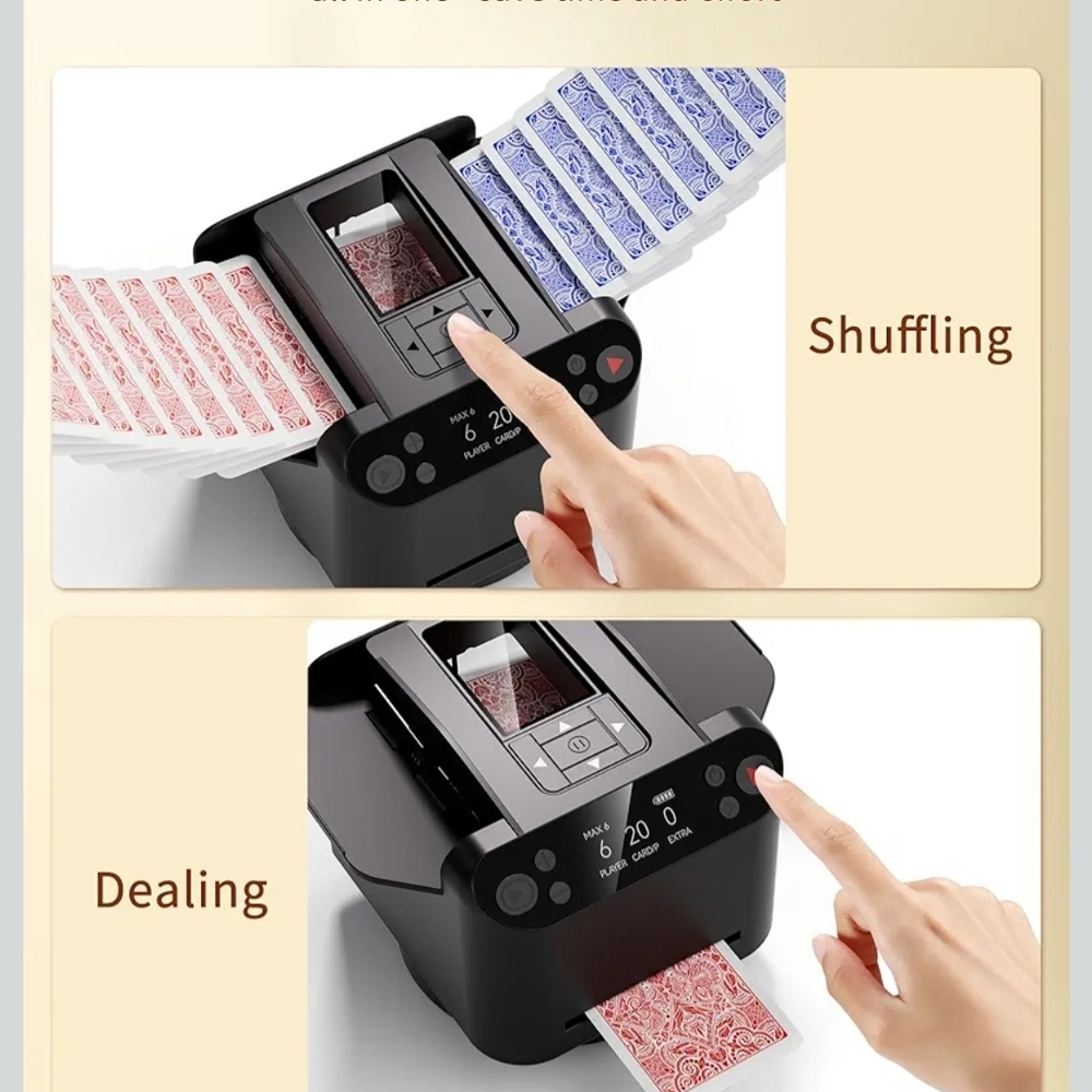 Automatic Card Shuffler and Dealer